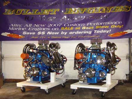 Bullet Engines - Marine and Automotive Crate and High Performance (304)